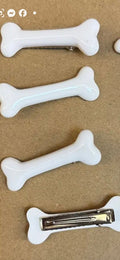Dog bone hair clip