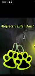 Reflective collar charm